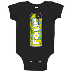 New Design Four Loko Drink Pineapple Baby One Piece New Design Four Loko Drink Pineapple Baby One Piece