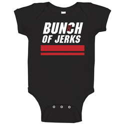 Carolina Hurricanes Bunch Of Jerks Cool Funny Nhl Hockey Fan Baby One Piece Carolina Hurricanes Bunch Of Jerks Cool Funny Nhl Hockey Fan Baby One Piece