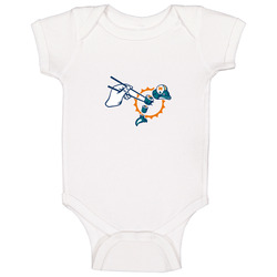 Miami Dolphins Sushi Baby One Piece Miami Dolphins Sushi Baby One Piece