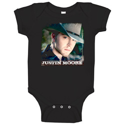 Justin Moore Country Small Town Usa Baby One Piece Justin Moore Country Small Town Usa Baby One Piece