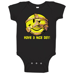 Mankind Smiley Face Classic Wrestling Baby One Piece Mankind Smiley Face Classic Wrestling Baby One Piece