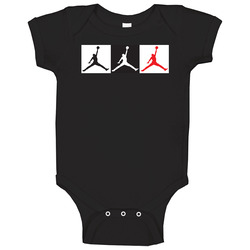 Jordan Style 3 Logo Baby One Piece Jordan Style 3 Logo Baby One Piece