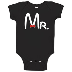 Mr. Mickey Mouse Tie Baby One Piece Mr. Mickey Mouse Tie Baby One Piece