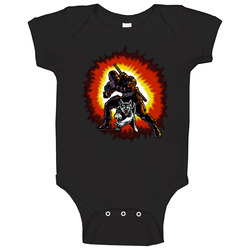 G.i.joe Snake Eyes With Timber Baby One Piece G.i.joe Snake Eyes With Timber Baby One Piece
