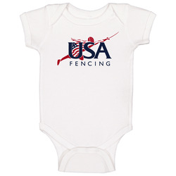 Usa Fencing American T Baby One Piece Usa Fencing American T Baby One Piece
