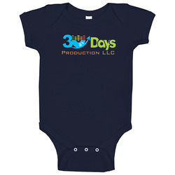 Navy 30 Days Production Official Baby One Piece Navy 30 Days Production Official Baby One Piece