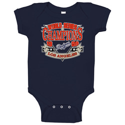 Los Angeles Dodgers World Series Champions Baby One Piece Los Angeles Dodgers World Series Champions Baby One Piece