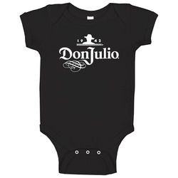 Donjulio White Logo 1942 Baby One Piece Donjulio White Logo 1942 Baby One Piece