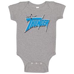 Wcw Thunder Logo Baby One Piece Wcw Thunder Logo Baby One Piece