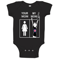 Chicago Cubs T Shirt Sports Baseball Tee Your Mom My Mom Funny Sport Baby One Piece Chicago Cubs T Shirt Sports Baseball Tee Your Mom My Mom Funny Sport Baby One Piece