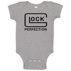 New Glock Firearms Perfection Nra Rifles Guns Baby One Piece New Glock Firearms Perfection Nra Rifles Guns Baby One Piece