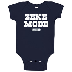 Zeke Mode On Ezekiel Elliott Dallas Football Ohio Baby One Piece