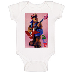 Alf Guitar Poster 80s Alien Tv Show Sitcom Fan Baby One Piece
