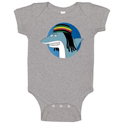 Reggae Shark Tee Baby One Piece Reggae Shark Tee Baby One Piece