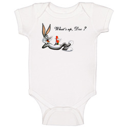 Bugs Bunny Cartoon What's Up Doc Baby One Piece Bugs Bunny Cartoon What's Up Doc Baby One Piece