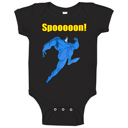 The Tick Spoon Cartoon Comic Baby One Piece The Tick Spoon Cartoon Comic Baby One Piece