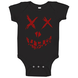 Suicide Squad Smile Jared Black Baby One Piece Suicide Squad Smile Jared Black Baby One Piece