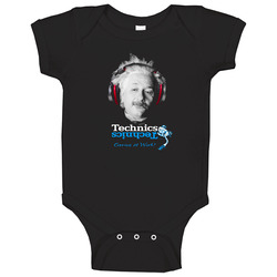 Dj Einstein Genius At Work Baby One Piece