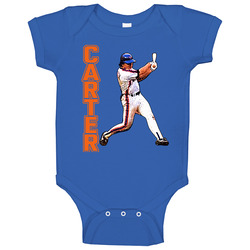 New York Baseball Catcher Gary Carter Baby One Piece New York Baseball Catcher Gary Carter Baby One Piece