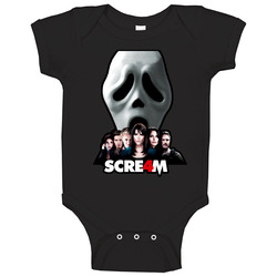 Scream 4 Thriller Horror Movie 2011 Baby One Piece Scream 4 Thriller Horror Movie 2011 Baby One Piece
