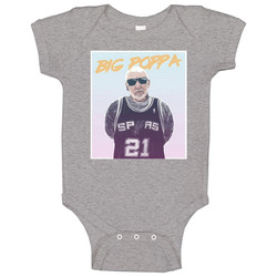 Big Poppa Shaq Instagram Coach Gregg Popovich Basketball Baby One Piece Big Poppa Shaq Instagram Coach Gregg Popovich Basketball Baby One Piece