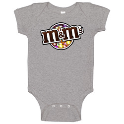 M&m's Chocholate Candy Baby One Piece M&m's Chocholate Candy Baby One Piece