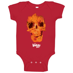 Venture Bros Skull Red Baby One Piece