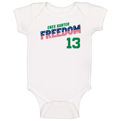Enes Kanter Freedom 13 Favorite Player Basketball Us Citizen Baby One Piece Enes Kanter Freedom 13 Favorite Player Basketball Us Citizen Baby One Piece