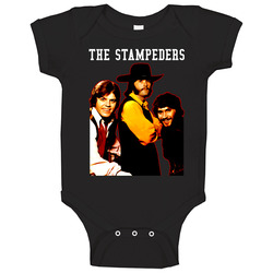 Canadian Rock 70s Band Icons The Stampeders Baby One Piece Canadian Rock 70s Band Icons The Stampeders Baby One Piece
