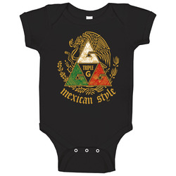 Ggg Triangle Triple G Black Baby One Piece Ggg Triangle Triple G Black Baby One Piece