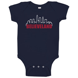 Believeland Cleveland Basketball Fan Baby One Piece Believeland Cleveland Basketball Fan Baby One Piece