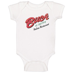 Buca Di Beppo Pizza Restaurant Foodie Tour Brand Logo Fan Baby One Piece Buca Di Beppo Pizza Restaurant Foodie Tour Brand Logo Fan Baby One Piece