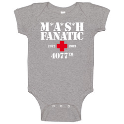 Mash Fanatic 4077th 1972 To 1983 Tv Show Milatary Baby One Piece Mash Fanatic 4077th 1972 To 1983 Tv Show Milatary Baby One Piece