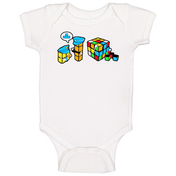 Tetris And Rubiks Cube Baby One Piece Tetris And Rubiks Cube Baby One Piece