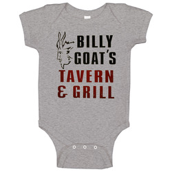 Billy Goat Tavern And Grill Chicago Baseball Retro Bar Beer Baby One Piece Billy Goat Tavern And Grill Chicago Baseball Retro Bar Beer Baby One Piece