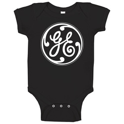 Ge General Electric 1942 Logo Baby One Piece Ge General Electric 1942 Logo Baby One Piece