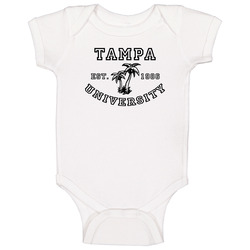 Tampa University Est 1986 Parody Favorite City Baby One Piece Tampa University Est 1986 Parody Favorite City Baby One Piece