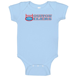 Houston Oilers Retro Football Team Baby One Piece