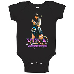 Xena Warrior Princess Action Baby One Piece