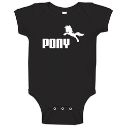 My Little Pony Funny Puma Baby One Piece My Little Pony Funny Puma Baby One Piece