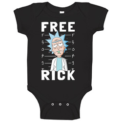 Free Rick T-shirt Rick And Morty Tee Cartoon Baby One Piece Free Rick T-shirt Rick And Morty Tee Cartoon Baby One Piece