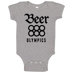 Beer Olympics Baby One Piece Beer Olympics Baby One Piece