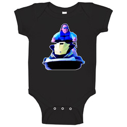 James Garretson Tiger King Jet Ski Baby One Piece James Garretson Tiger King Jet Ski Baby One Piece