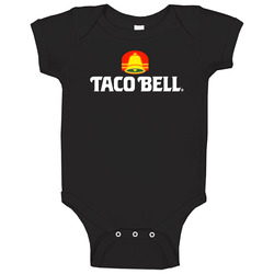 Retro Taco Bell - Fast Food Baby One Piece Retro Taco Bell - Fast Food Baby One Piece