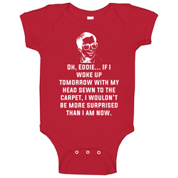 Head Sewn To Carpet National Lampoons Christmas Vacation Holiday Clark Baby One Piece Head Sewn To Carpet National Lampoons Christmas Vacation Holiday Clark Baby One Piece