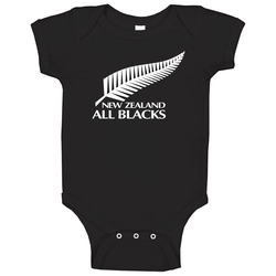 New Zealand All Blacks Rugby Baby One Piece New Zealand All Blacks Rugby Baby One Piece