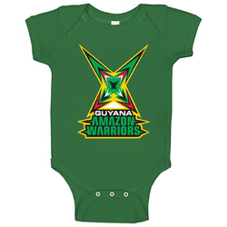Caribbean Premier League Guyana Amazon Warriors Custom Baby One Piece Caribbean Premier League Guyana Amazon Warriors Custom Baby One Piece