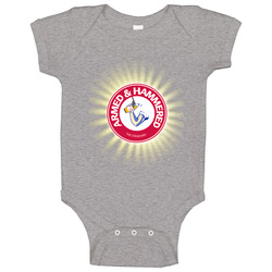 Armed And Hammered Arm & Hammer Funny Baby One Piece Armed And Hammered Arm & Hammer Funny Baby One Piece