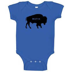 Buffalo Bills Football Fans Cool Mafia Baby One Piece