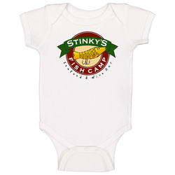 Stinky's Fish Camp Baton Rouge Louisiana Restaurant Logo Foodie Food Fan Baby One Piece Stinky's Fish Camp Baton Rouge Louisiana Restaurant Logo Foodie Food Fan Baby One Piece